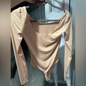 Wilfred Peach Long Sleeve Bodysuit